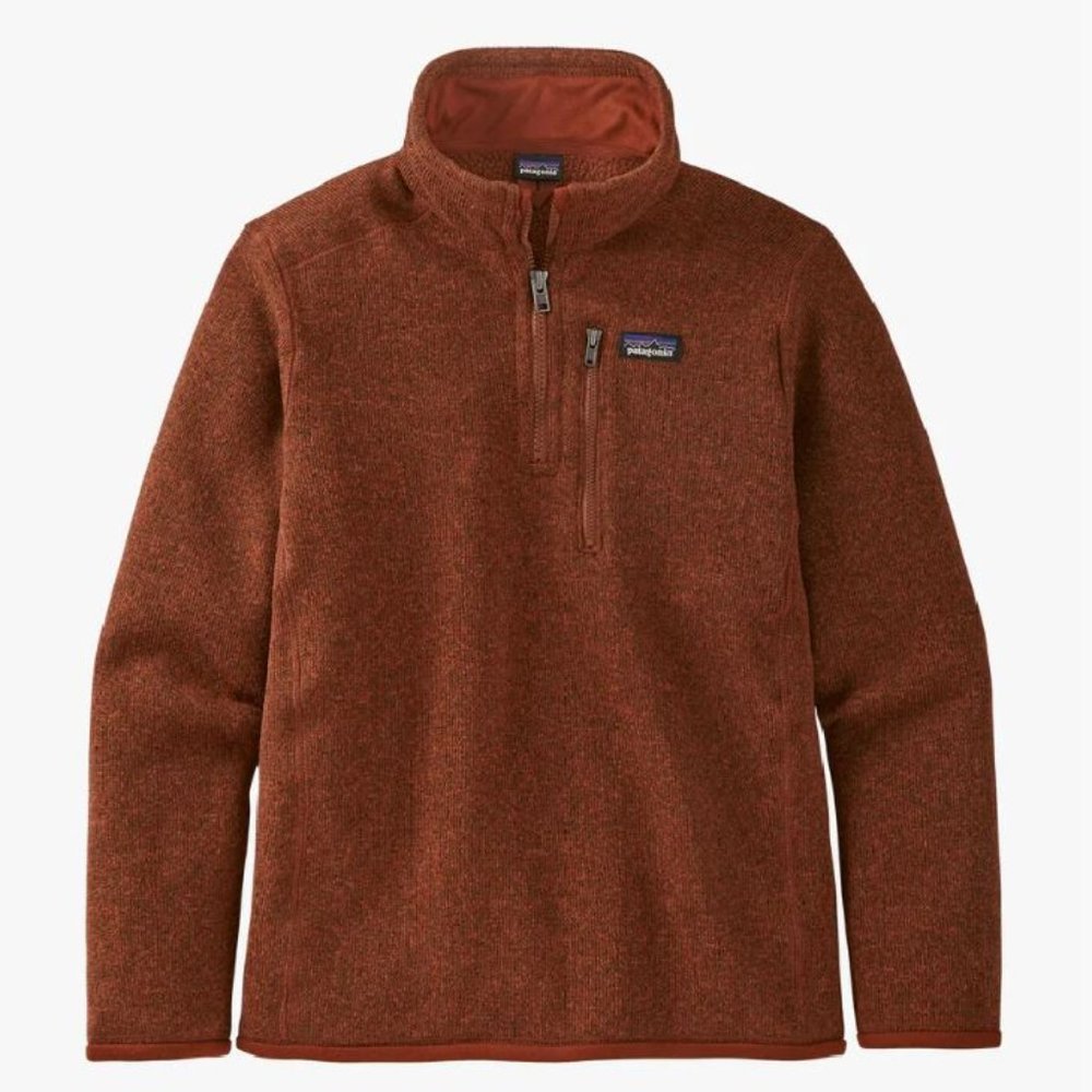 Patagonia Men's Better Sweater® 1/4-Zip Fleece in Brick